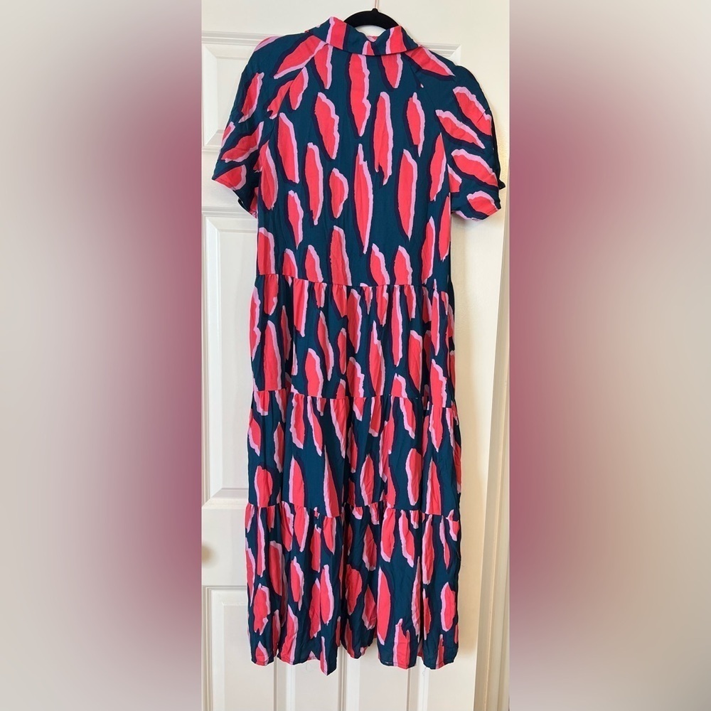 NWT LuLaRoe Helene Tiered Midi Dress Size Small - Picture 8 of 9